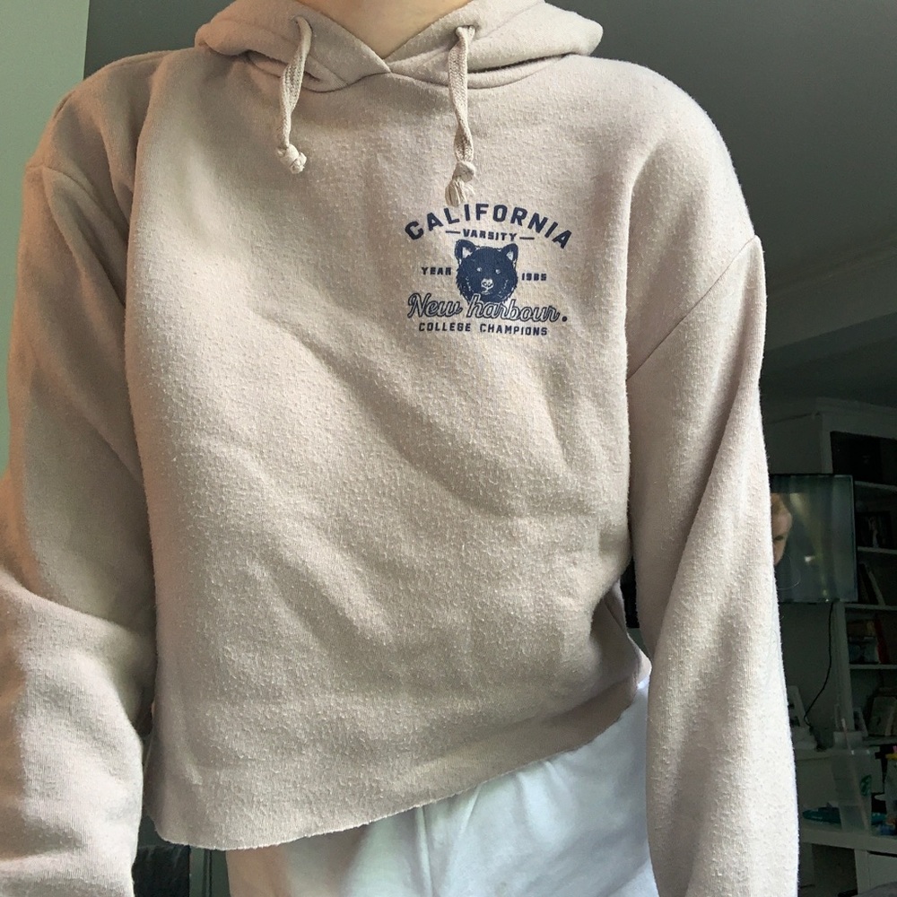 Super soft TOPSHOP cropped hoodie